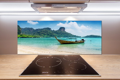 Cooker splashback Boat