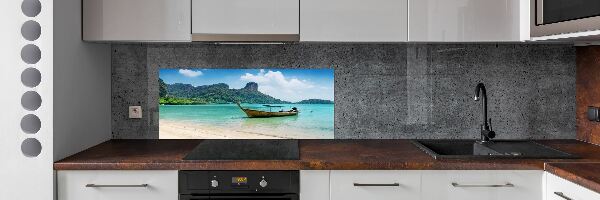 Cooker splashback Boat