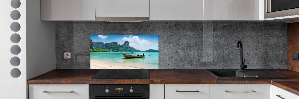 Cooker splashback Boat