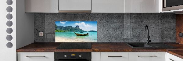 Cooker splashback Boat