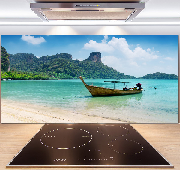 Cooker splashback Boat