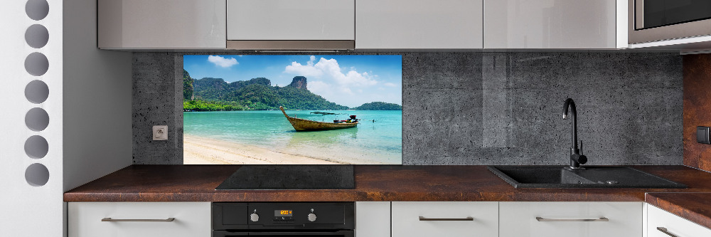 Cooker splashback Boat