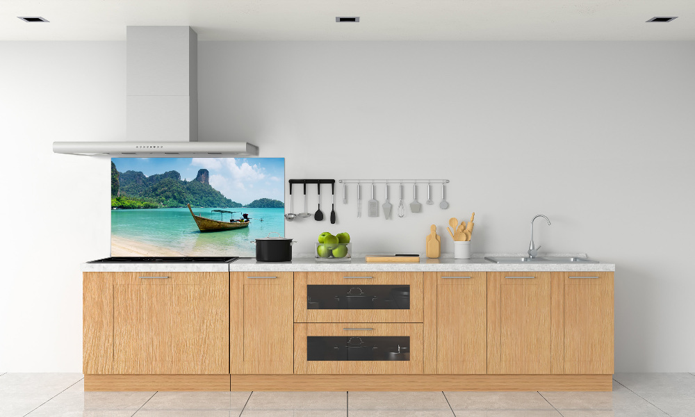 Cooker splashback Boat