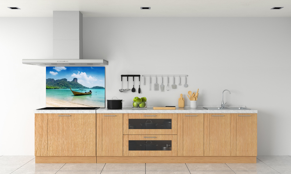 Cooker splashback Boat