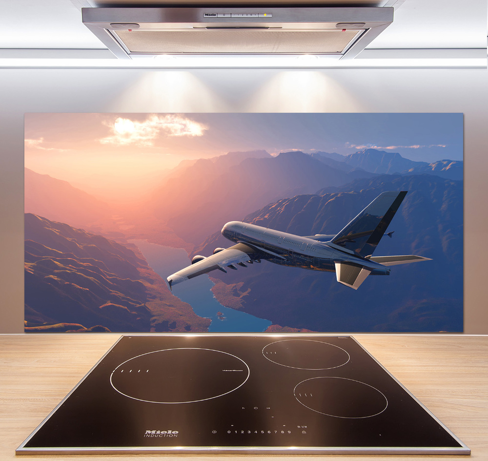 Cooker splashback Plane