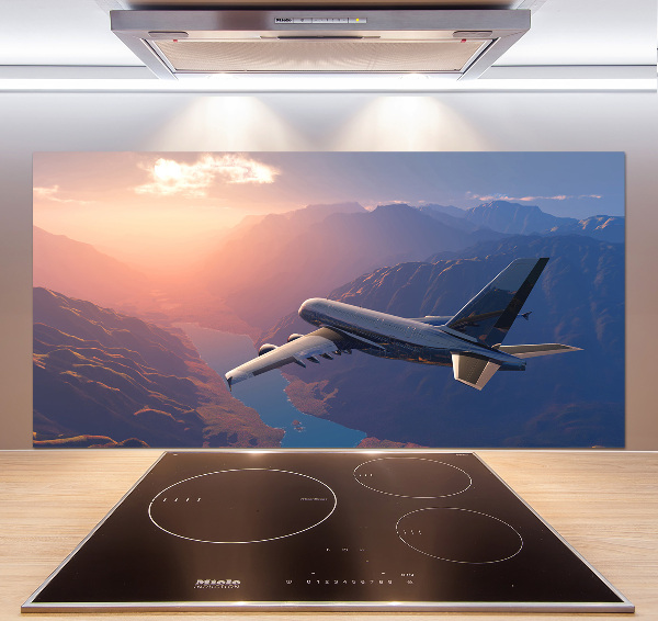 Cooker splashback Plane