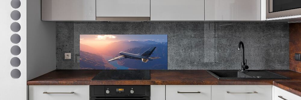 Cooker splashback Plane