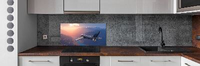 Cooker splashback Plane