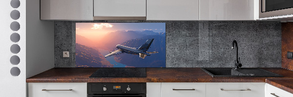 Cooker splashback Plane