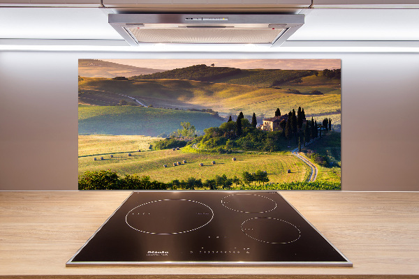 Cooker splashback Tuscany Italy