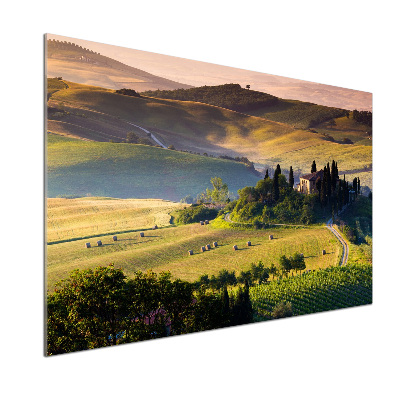 Cooker splashback Tuscany Italy