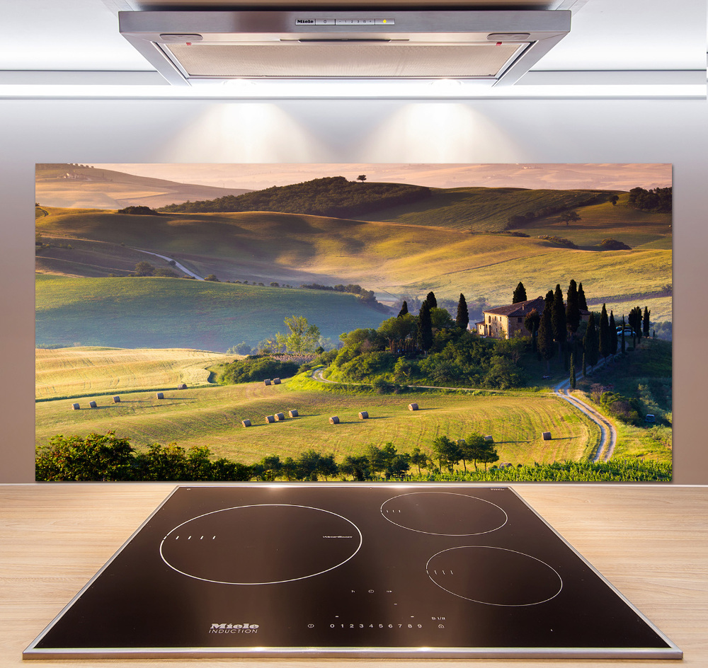 Cooker splashback Tuscany Italy