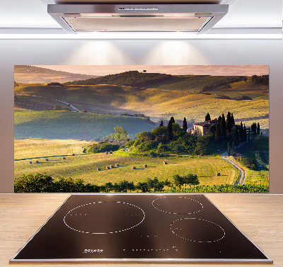 Cooker splashback Tuscany Italy