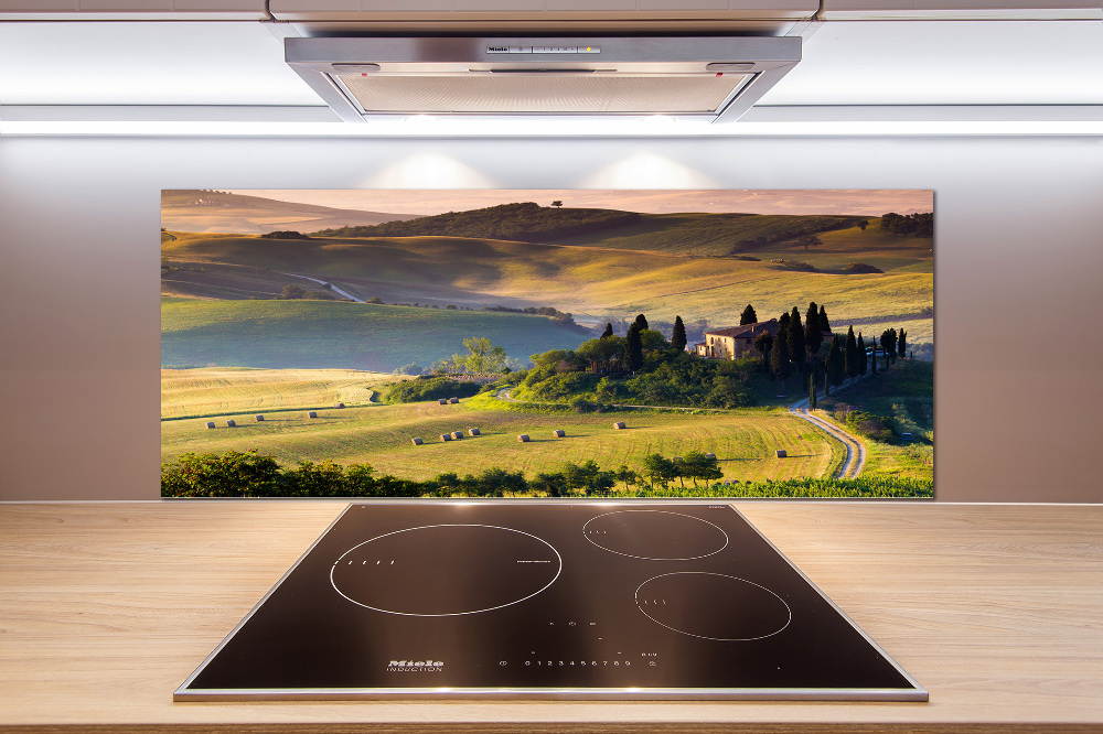 Cooker splashback Tuscany Italy