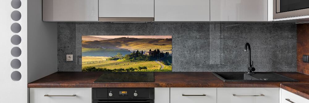 Cooker splashback Tuscany Italy