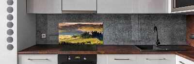 Cooker splashback Tuscany Italy