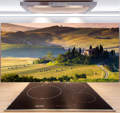 Cooker splashback Tuscany Italy