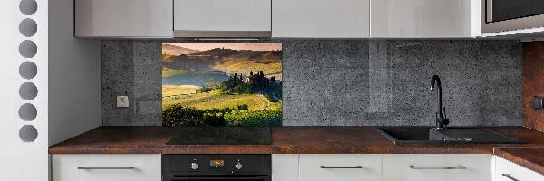 Cooker splashback Tuscany Italy