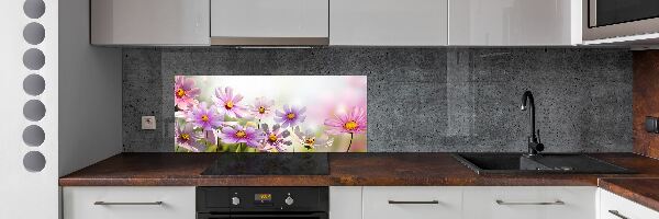 Kitchen splashback Flowers in the meadow