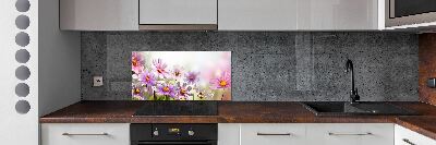 Kitchen splashback Flowers in the meadow