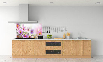 Kitchen splashback Flowers in the meadow