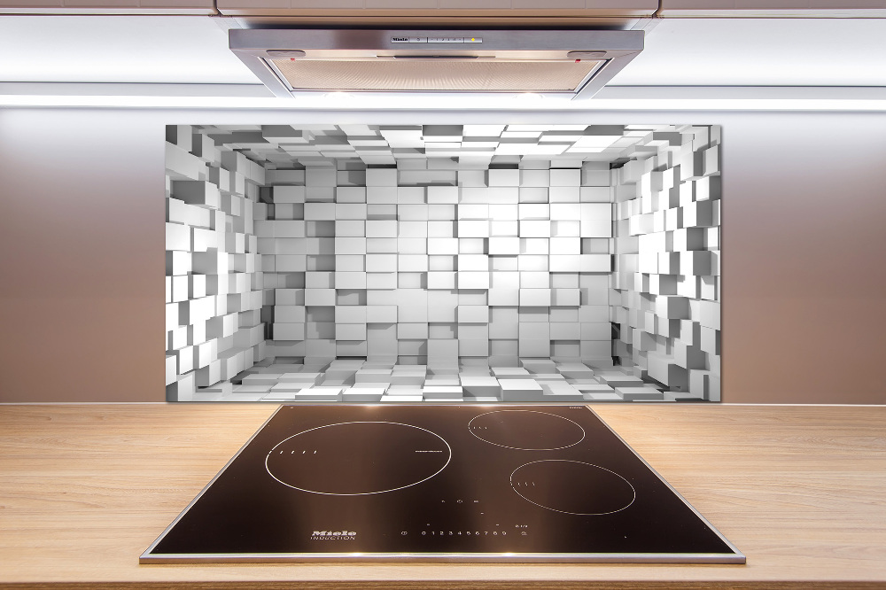 Cooker splashback Cubes