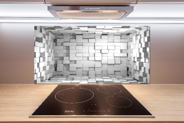 Cooker splashback Cubes