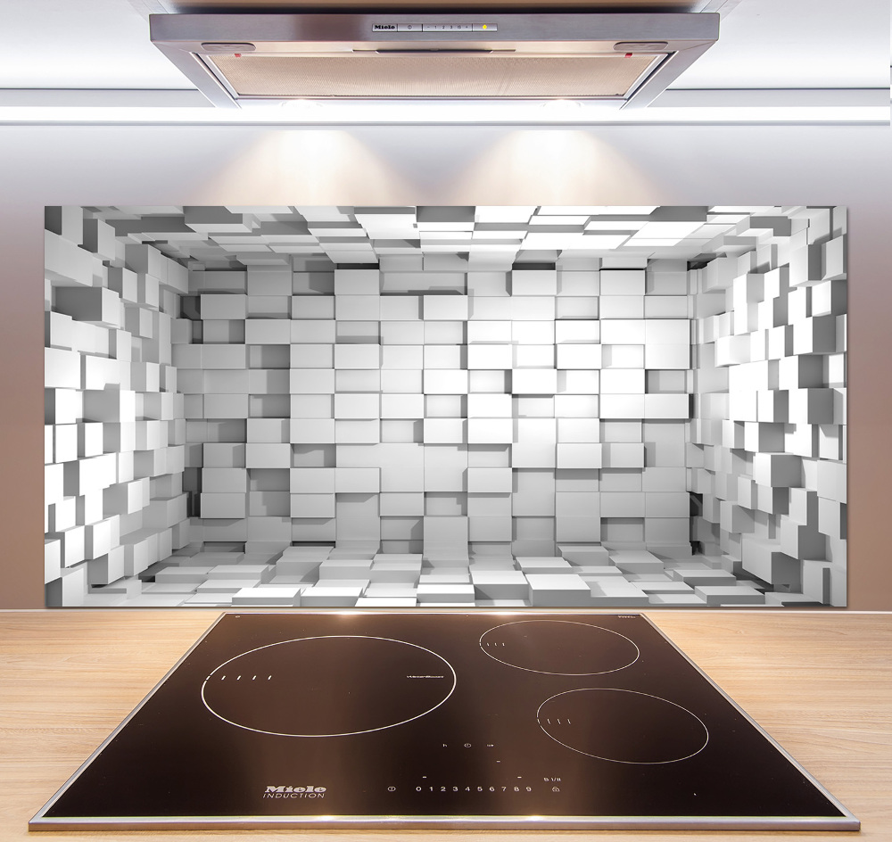 Cooker splashback Cubes