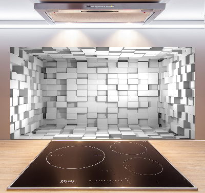 Cooker splashback Cubes