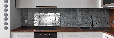 Cooker splashback Cubes