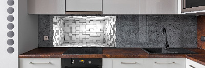 Cooker splashback Cubes