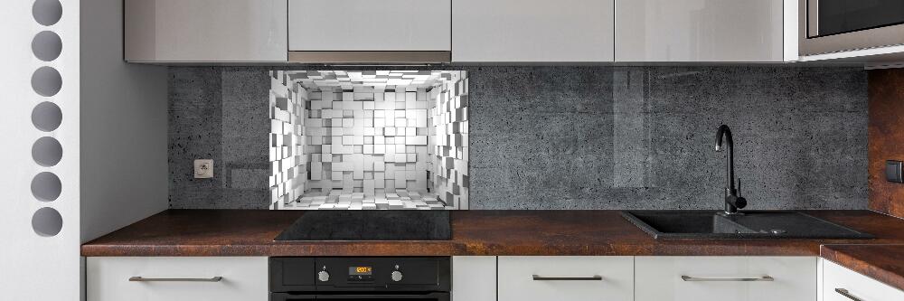 Cooker splashback Cubes