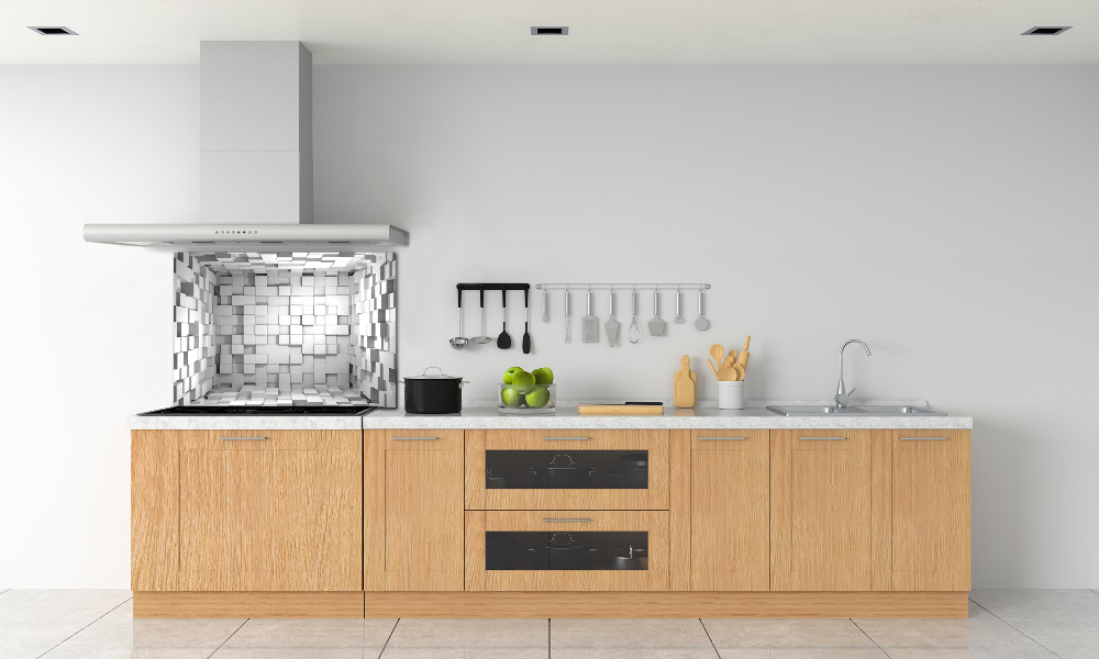 Cooker splashback Cubes