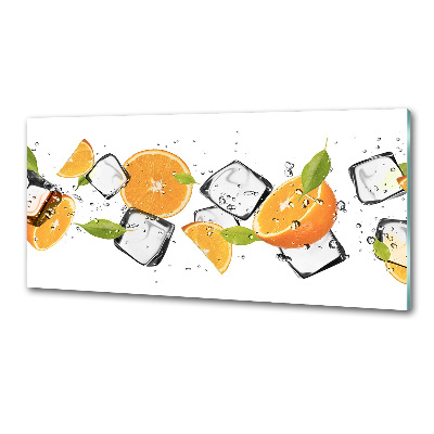 Cooker splashback Ice oranges