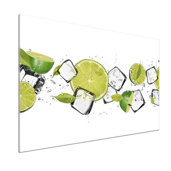 Cooker splashback Ice lime