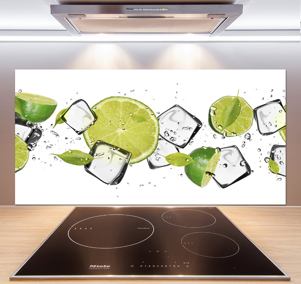 Cooker splashback Ice lime