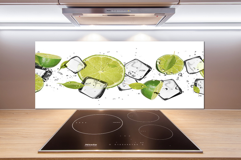 Cooker splashback Ice lime