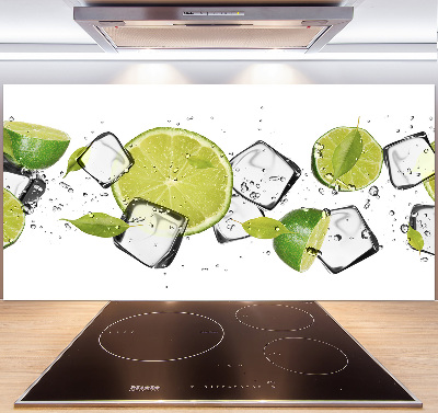 Cooker splashback Ice lime