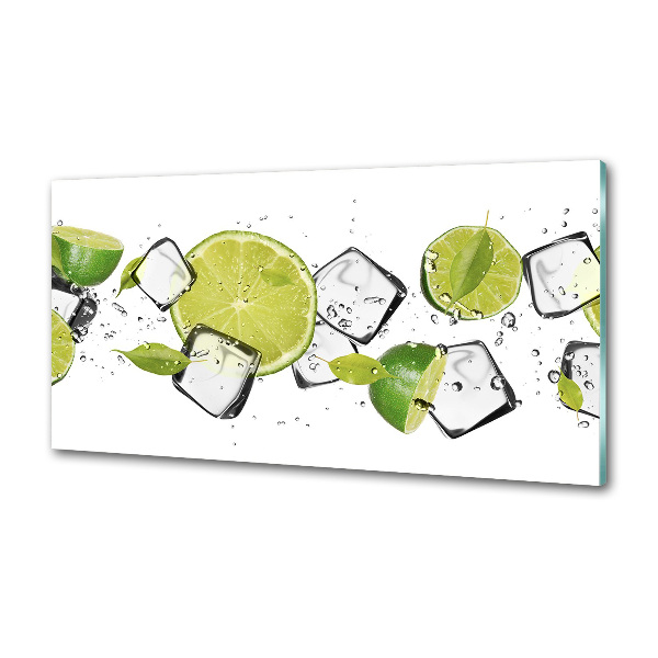 Cooker splashback Ice lime