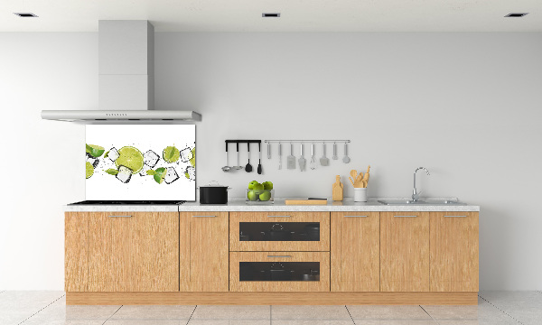 Cooker splashback Ice lime