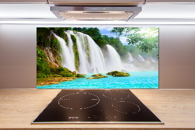 Cooker splashback Waterfall