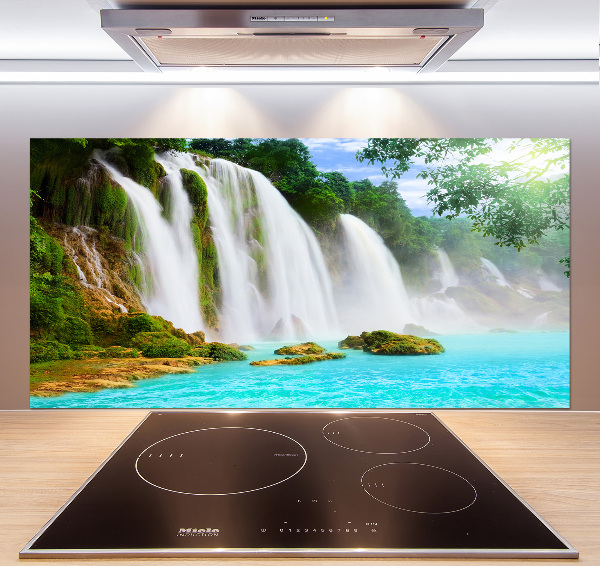 Cooker splashback Waterfall