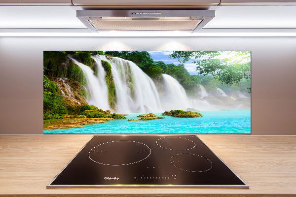 Cooker splashback Waterfall