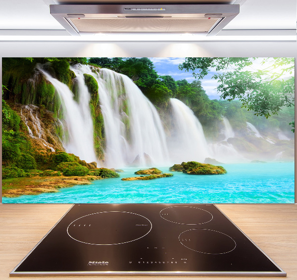 Cooker splashback Waterfall