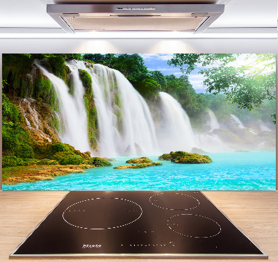 Cooker splashback Waterfall