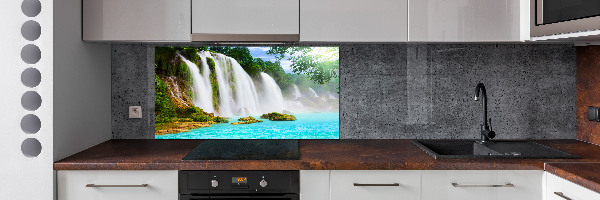 Cooker splashback Waterfall