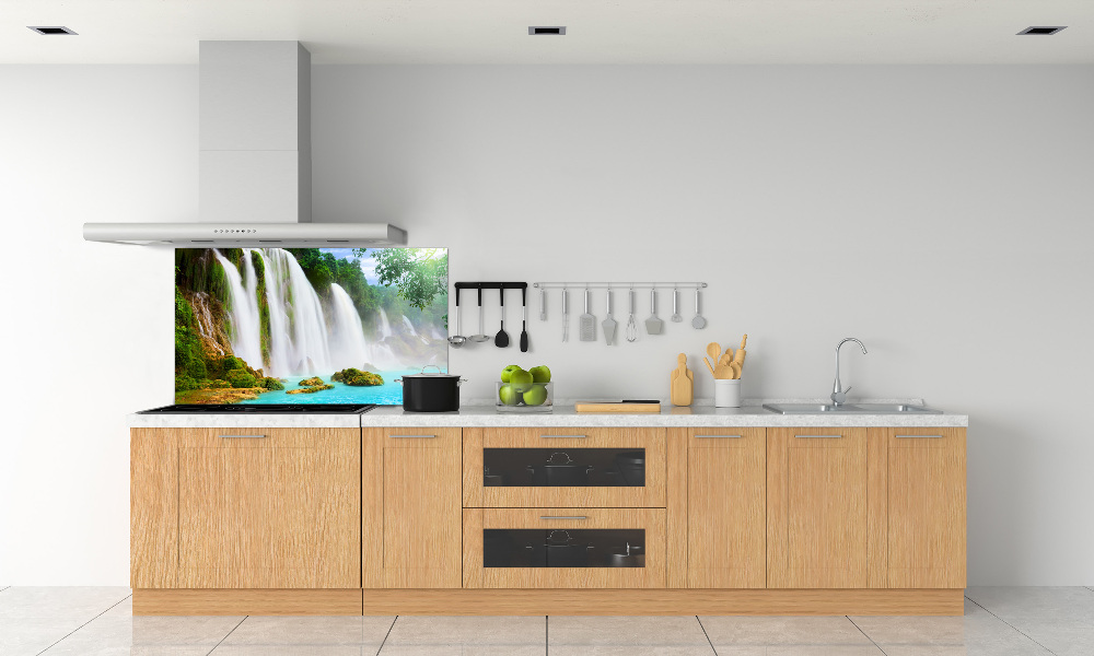 Cooker splashback Waterfall