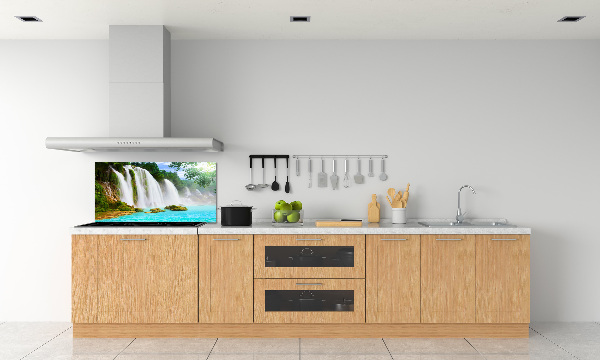 Cooker splashback Waterfall