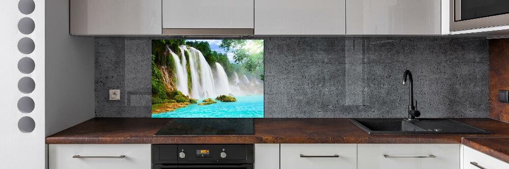 Cooker splashback Waterfall