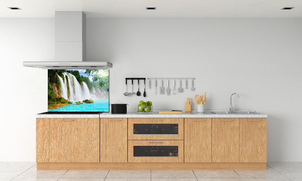 Cooker splashback Waterfall